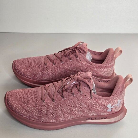Under Armour Women Flow Velociti 3 Running Shoe Pink Rose Sz 12 - Picture 4 of 10